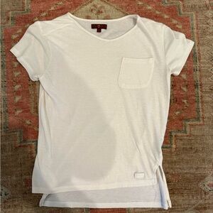 7 For All Mankind Girls White Tee